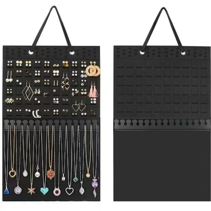 Vildist rippkott Kõrvarõngaste hoiustamine Rippkott Seinale kinnitatav ehete rippkott Kõrvarõngad Kaelakee Sõrmuste hoiustamine