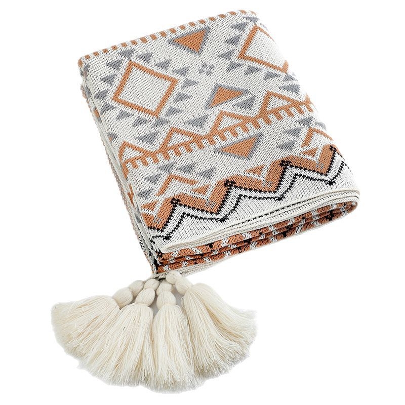 Плетено одеяло Navajo Daylight, бохемско одеяло за климатик, одеяло за дрямка, калъф за диван, бебешко одеяло