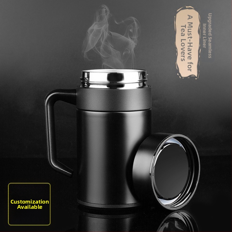 Точкова изолирана чаша за вода с голям капацитет за мъже, чаша от неръждаема стомана 304, изолирана чаша, по поръчка на едро