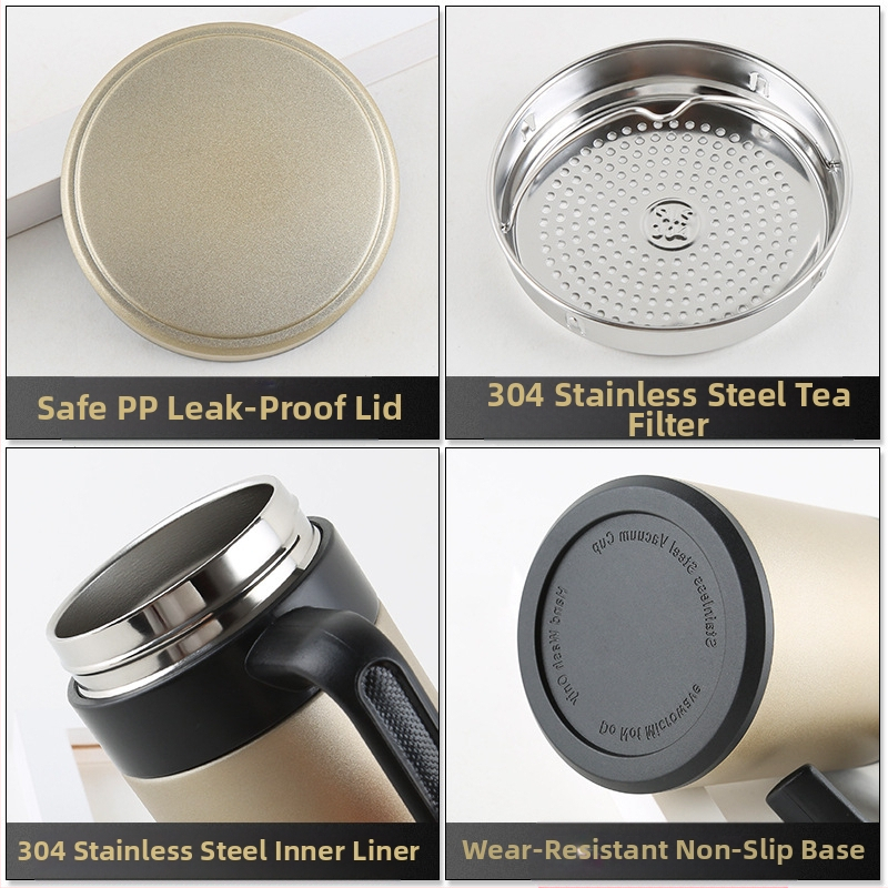 Точкова изолирана чаша за вода с голям капацитет за мъже, чаша от неръждаема стомана 304, изолирана чаша, по поръчка на едро