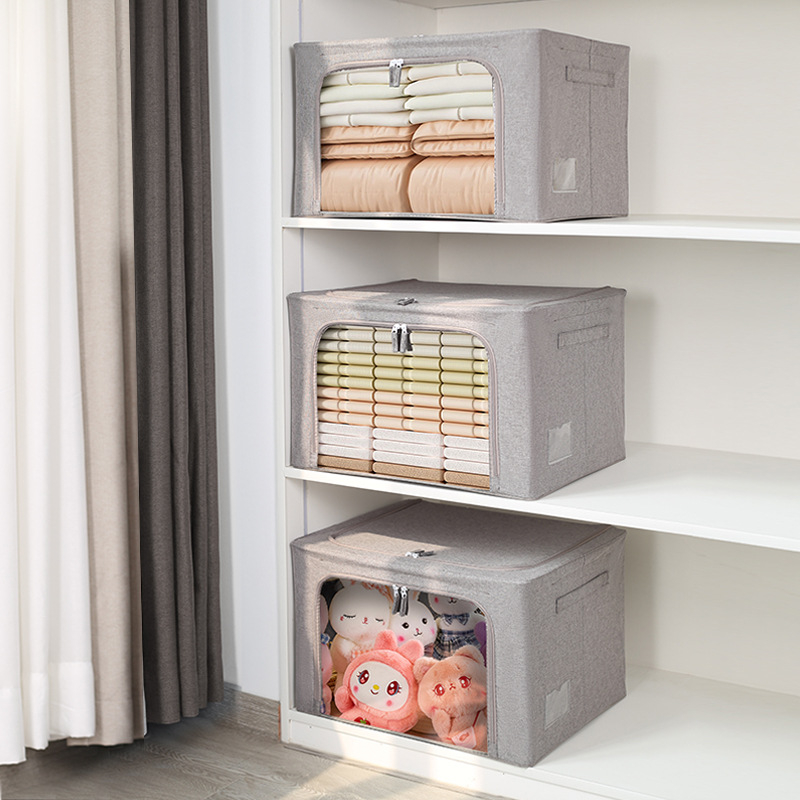 Pashilong sutirštinta vandeniui atspari katijoninė laikymo dėžė, skaidri didelė buitinių drabužių antklodžių laikymo dėžė, didmeninė prekyba