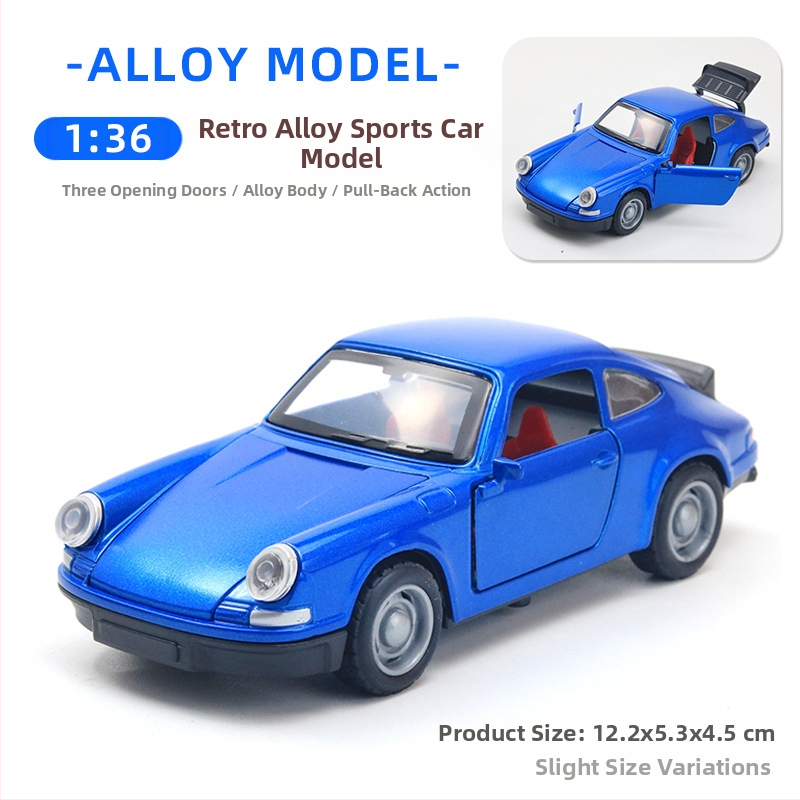 Παιδικό αυτοκίνητο Huili με προσομοίωση από κράμα σε σακούλα, παιχνίδι αυτοκινήτου 3 ετών για αγόρια, διασυνοριακά στολίδια χονδρικής