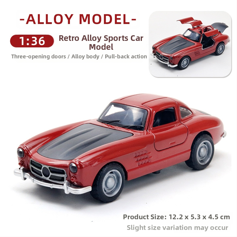 Παιδικό αυτοκίνητο Huili με προσομοίωση από κράμα σε σακούλα, παιχνίδι αυτοκινήτου 3 ετών για αγόρια, διασυνοριακά στολίδια χονδρικής