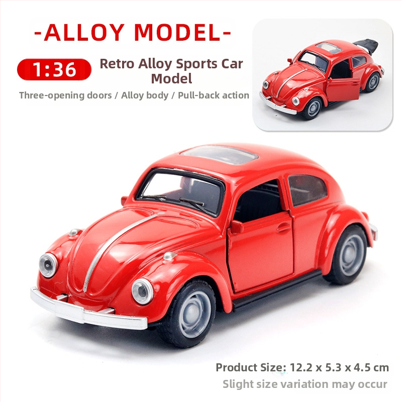 Παιδικό αυτοκίνητο Huili με προσομοίωση από κράμα σε σακούλα, παιχνίδι αυτοκινήτου 3 ετών για αγόρια, διασυνοριακά στολίδια χονδρικής