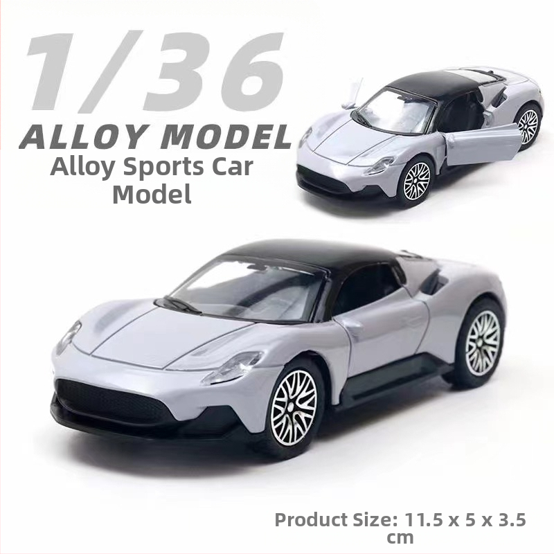 Παιδικό αυτοκίνητο Huili με προσομοίωση από κράμα σε σακούλα, παιχνίδι αυτοκινήτου 3 ετών για αγόρια, διασυνοριακά στολίδια χονδρικής