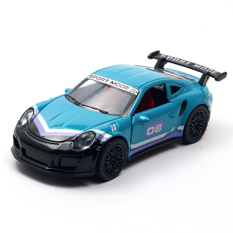 Παιδικό αυτοκίνητο Huili με προσομοίωση από κράμα σε σακούλα, παιχνίδι αυτοκινήτου 3 ετών για αγόρια, διασυνοριακά στολίδια χονδρικής