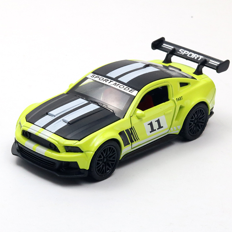 Παιδικό αυτοκίνητο Huili με προσομοίωση από κράμα σε σακούλα, παιχνίδι αυτοκινήτου 3 ετών για αγόρια, διασυνοριακά στολίδια χονδρικής