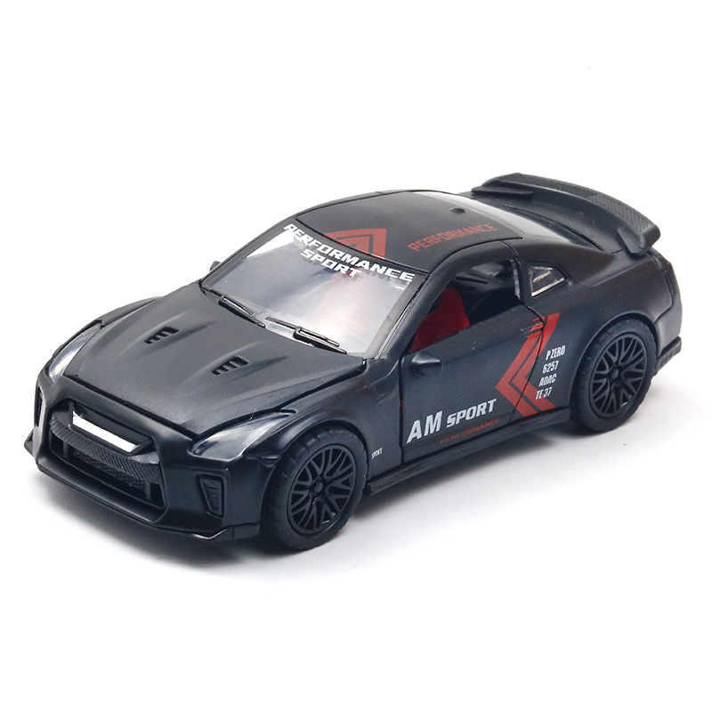 Παιδικό αυτοκίνητο Huili με προσομοίωση από κράμα σε σακούλα, παιχνίδι αυτοκινήτου 3 ετών για αγόρια, διασυνοριακά στολίδια χονδρικής