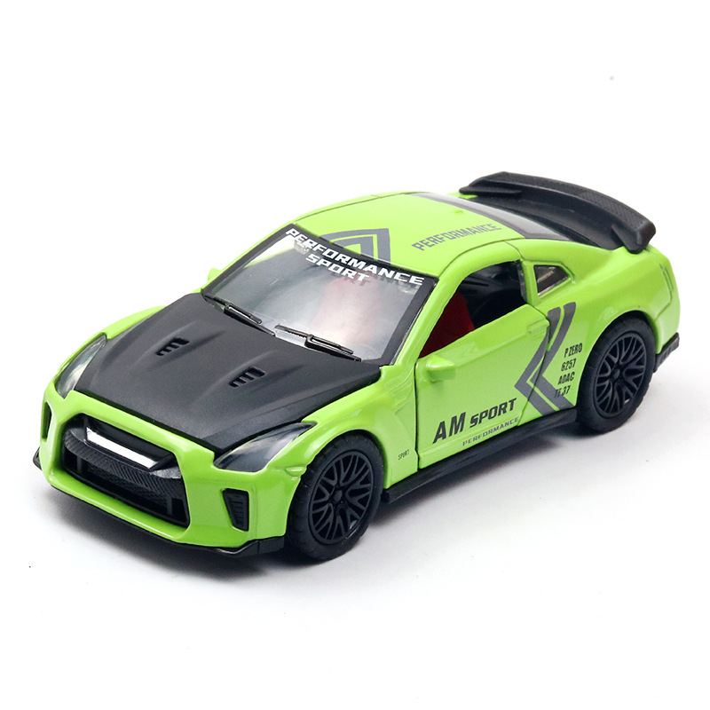 Παιδικό αυτοκίνητο Huili με προσομοίωση από κράμα σε σακούλα, παιχνίδι αυτοκινήτου 3 ετών για αγόρια, διασυνοριακά στολίδια χονδρικής