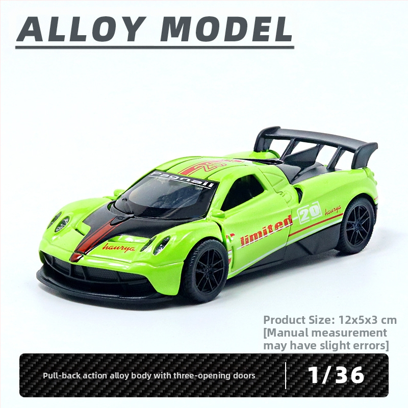 Παιδικό αυτοκίνητο Huili με προσομοίωση από κράμα σε σακούλα, παιχνίδι αυτοκινήτου 3 ετών για αγόρια, διασυνοριακά στολίδια χονδρικής