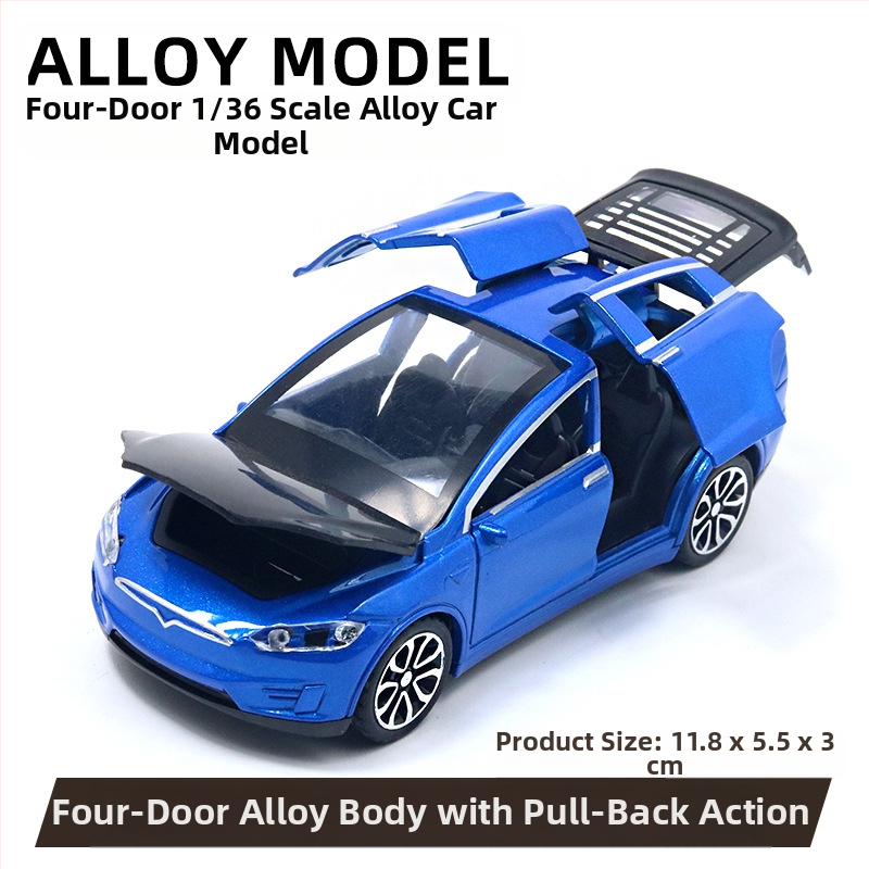 Παιδικό αυτοκίνητο Huili με προσομοίωση από κράμα σε σακούλα, παιχνίδι αυτοκινήτου 3 ετών για αγόρια, διασυνοριακά στολίδια χονδρικής