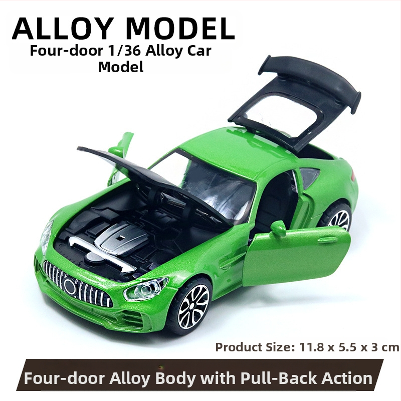 Παιδικό αυτοκίνητο Huili με προσομοίωση από κράμα σε σακούλα, παιχνίδι αυτοκινήτου 3 ετών για αγόρια, διασυνοριακά στολίδια χονδρικής