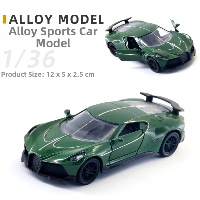 Παιδικό αυτοκίνητο Huili με προσομοίωση από κράμα σε σακούλα, παιχνίδι αυτοκινήτου 3 ετών για αγόρια, διασυνοριακά στολίδια χονδρικής