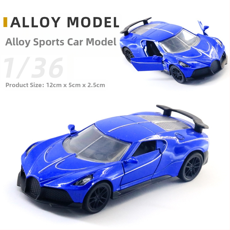 Παιδικό αυτοκίνητο Huili με προσομοίωση από κράμα σε σακούλα, παιχνίδι αυτοκινήτου 3 ετών για αγόρια, διασυνοριακά στολίδια χονδρικής