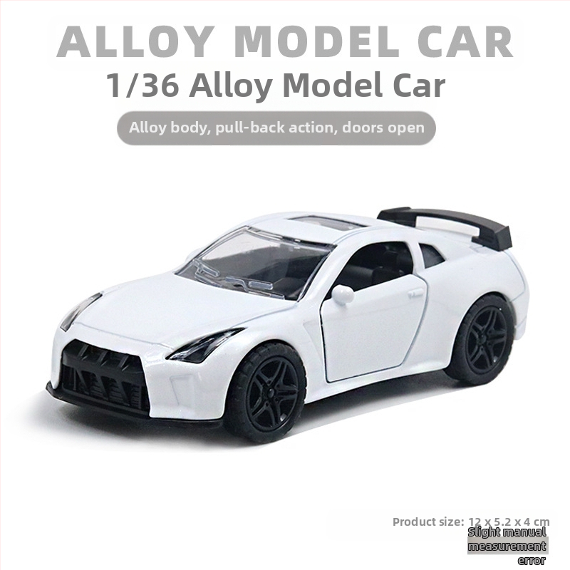 Παιδικό αυτοκίνητο Huili με προσομοίωση από κράμα σε σακούλα, παιχνίδι αυτοκινήτου 3 ετών για αγόρια, διασυνοριακά στολίδια χονδρικής