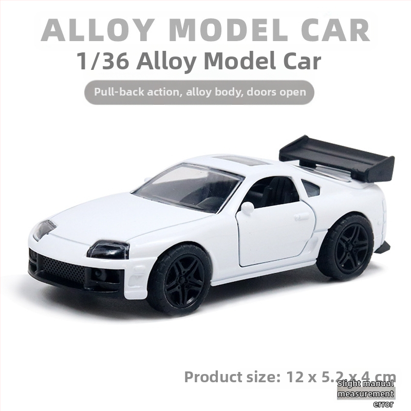 Παιδικό αυτοκίνητο Huili με προσομοίωση από κράμα σε σακούλα, παιχνίδι αυτοκινήτου 3 ετών για αγόρια, διασυνοριακά στολίδια χονδρικής