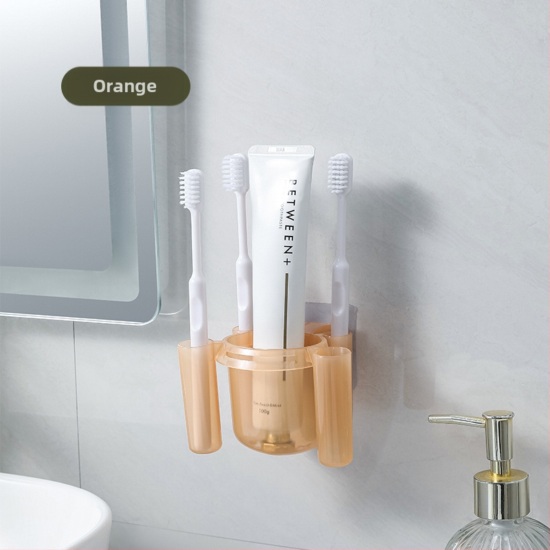 Висококачествена стойка за съхранение на четки за зъби за тоалетна чиния без перфоратор, маса за пране в банята, организираща артефакти, стойка за паста за зъби
