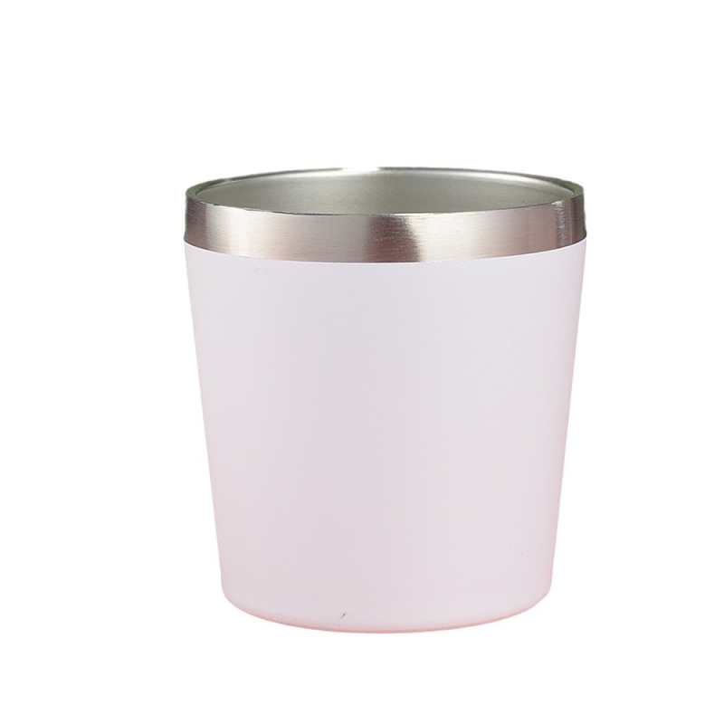 „CrossBorder Mini 8oz“ alaus bokalas, dvigubo sluoksnio vakuuminis pieno puodelis, 304 nerūdijančio plieno, šilumą izoliuojantis, nešiojamas automobilio puodelis