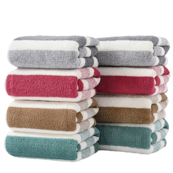 Užsienio prekyba tarpvalstybiniu specialiu koralų vilnos rankšluosčiu, vonios rankšluosčiu, kvadratiniu rankšluosčiu, urmu, padidinti storą, minkštą, sugeriančią, nepūkuotą dovaną