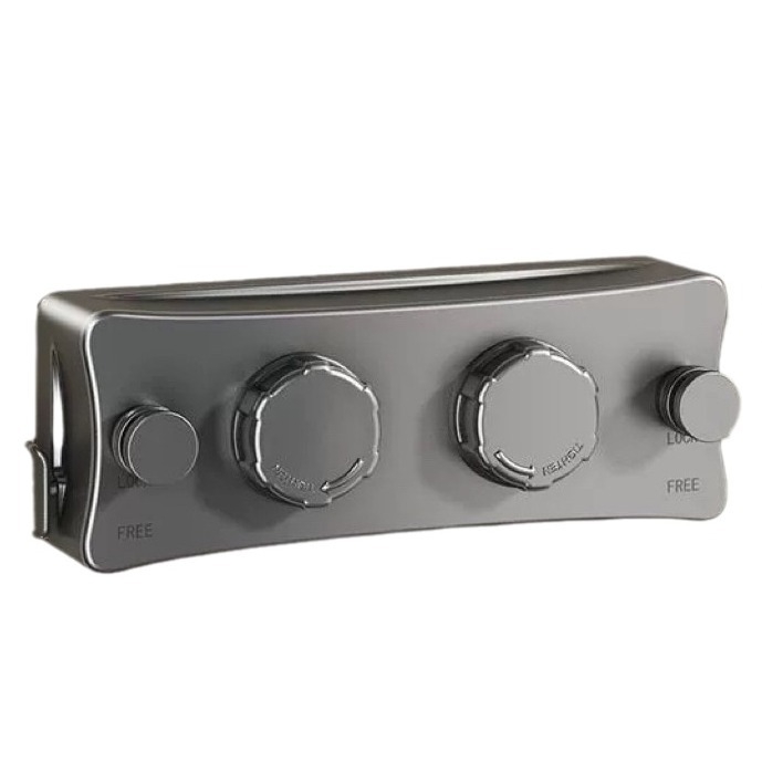 Nematoma skalbinių virvė patalpoje be perforatorių balkone nematoma ištraukiama drabužių džiovinimo artefaktas vonios kambario drabužių džiovyklės vielinė virvė