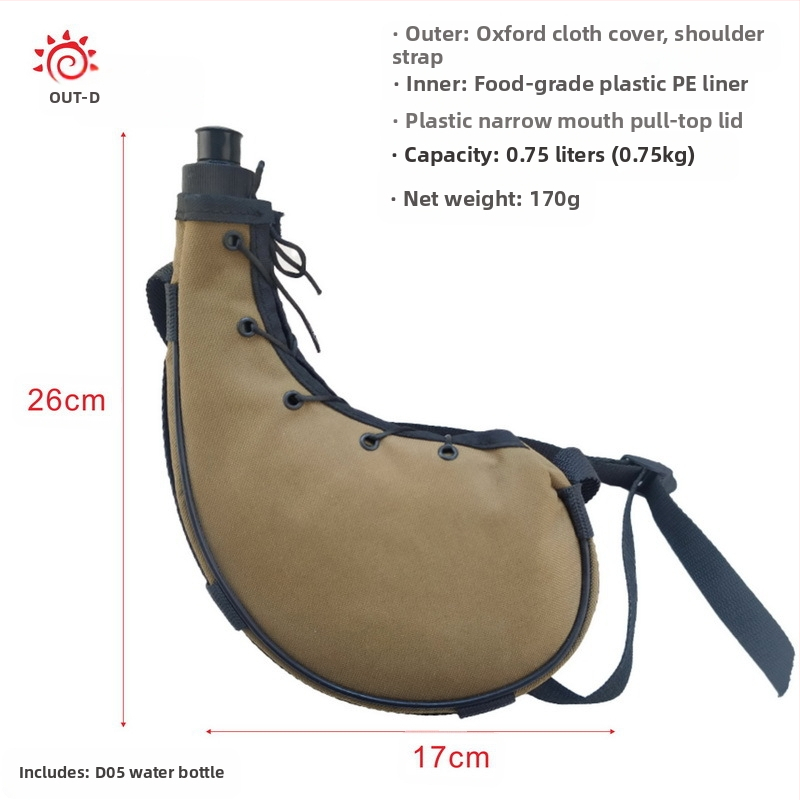 Välisportimiseks mõeldud kamuflaaž-veekeetja vöökohale kinnitatav veekeetja, rippuv kaasaskantav kõrbeveekeetja, sõjaväe väljaõppe taktikalise väljaõppe veekeetja