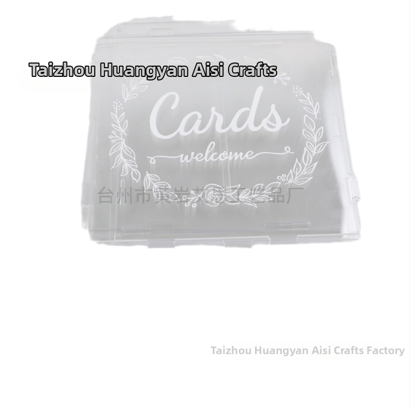 Акрилен калъф за сватбени картички с ключалка за сватбено тържество, прозрачен калъф за картички, сватбена кутия за пари, кутия за подаръчни карти, парти консумативи