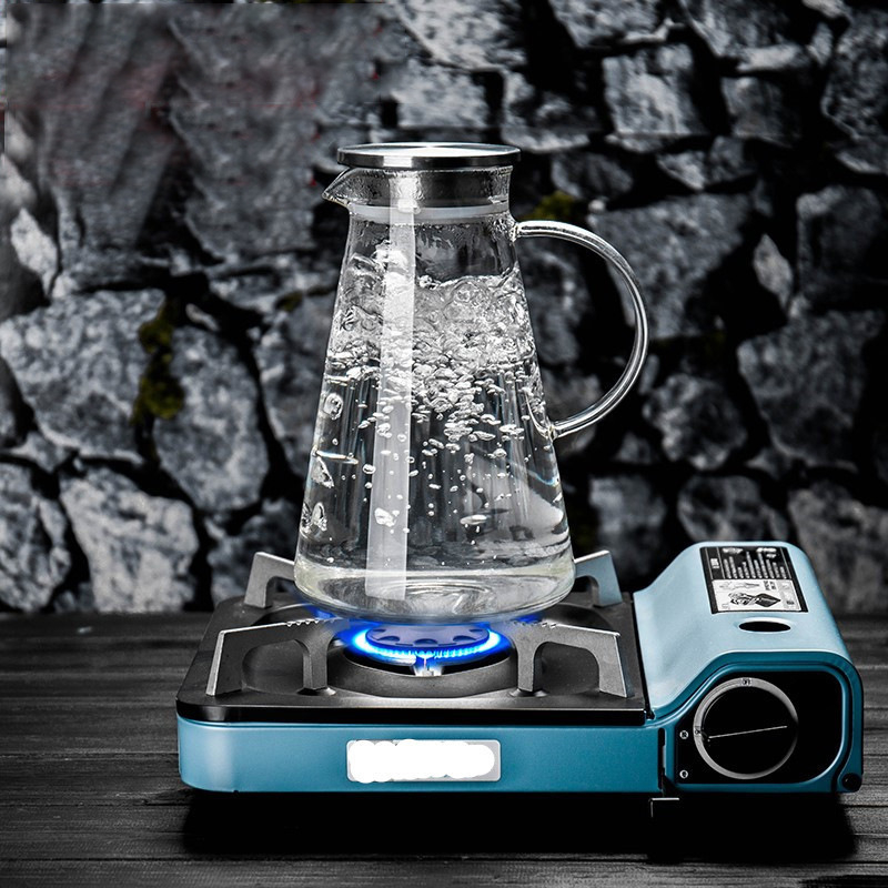 Gamyklinis tiekimas su dideliu borosilikato trikampiu puodu, permatomu, sutirštintu vėsaus vandens virduliu, paprastu buitiniu didelės talpos gėrimų trikampiu puodu.