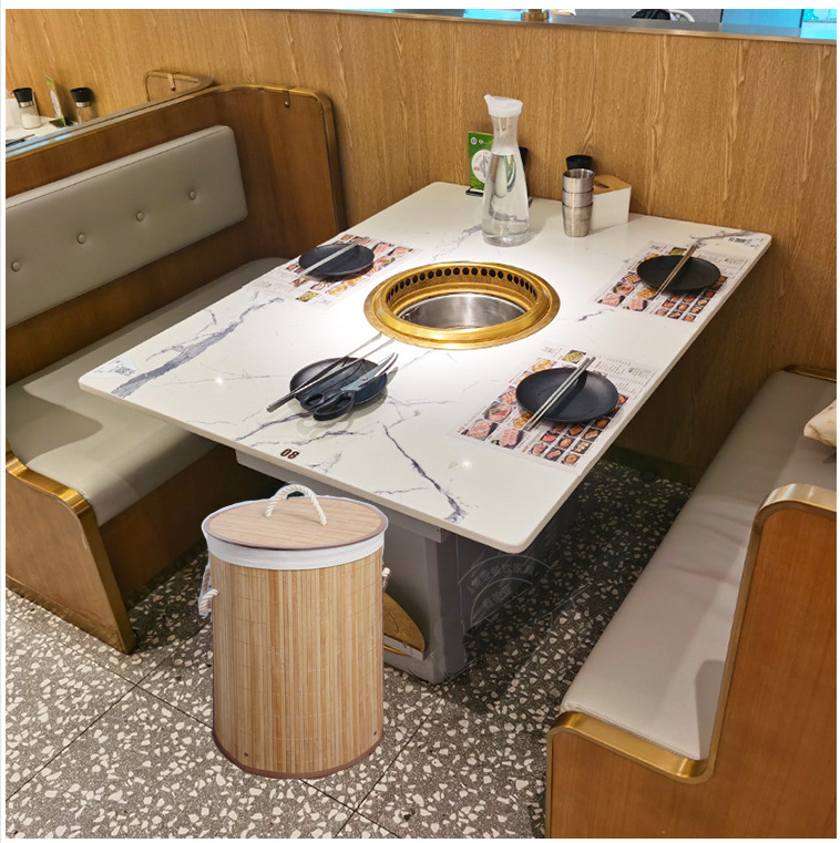 Кошница за съхранение на производителя, плетена кошница за пране от бамбук, кошница за дрехи за ресторант Hot Pot, кофа за кърпи за хотел, място за съхранение на кърпи за баня, място за съхранение на мръсни дрехи