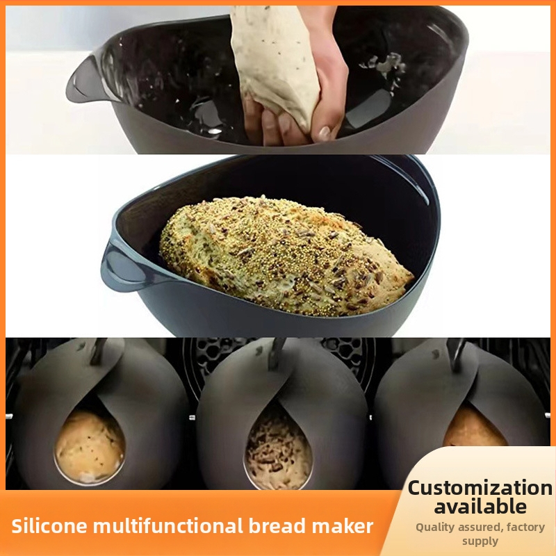 Radoša daudzfunkcionāla silikona maizes cepšanas ierīce, silikona dārzeņu tvaicētājs, silikona maizes cepšanas panna, silikona tosteris