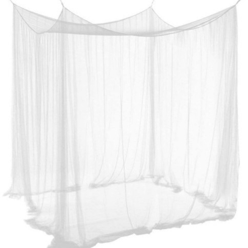 Suvine õues kämpingu sääsevõrk neljaukseline telk Palace sääsevõrk paigaldusvaba suurenenud krüptimisega ruudukujuline võrk voodimantel