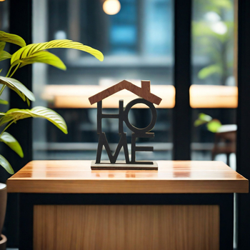 Διασυνοριακή σειρά HOME ξύλινα στολίδια για το σπίτι, αγάπη για το σπίτι, ξύλινες χειροτεχνίες, διακοσμήσεις πάγκου γραφείου