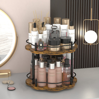 В наличност, плот, дървена дъска за съхранение на козметични чинии, кухненски рафт за съхранение на бутилки с подправки, олио, сол, сос и оцет, трансграничен