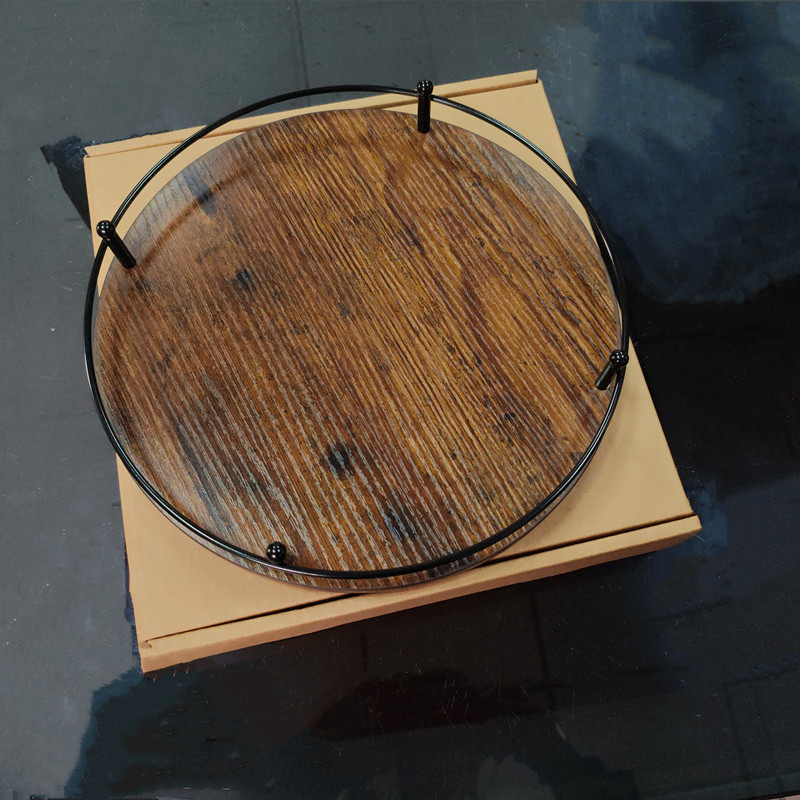 В наличност, плот, дървена дъска за съхранение на козметични чинии, кухненски рафт за съхранение на бутилки с подправки, олио, сол, сос и оцет, трансграничен