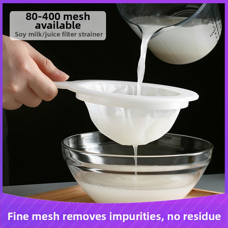 Sojų pieno filtro sietas, itin smulkaus tinklelio maišytuvas, kūdikių sulčių sietelis, filtro separatorius, virtuvės kiaurasamtis, gamintojo tinklelis