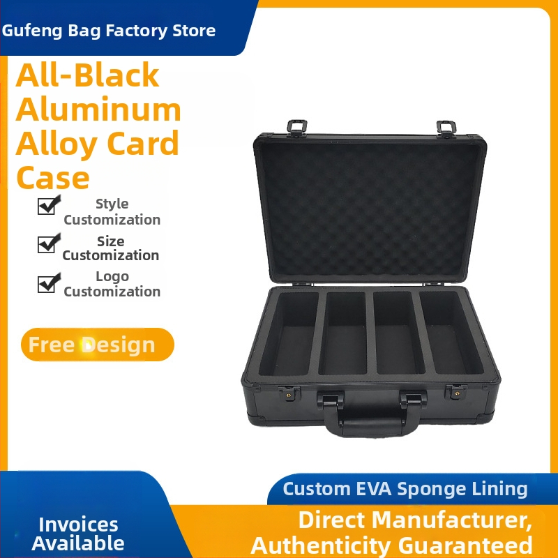 Nešiojama užrakinama kortelių dėžutė iš aliuminio lydinio kortelių dėžutės, PSA įvertinimo kortelės, žvaigždės formos kortelių laikymo dėžutė, stipri magnetinė kortelė, plytų dėžutė