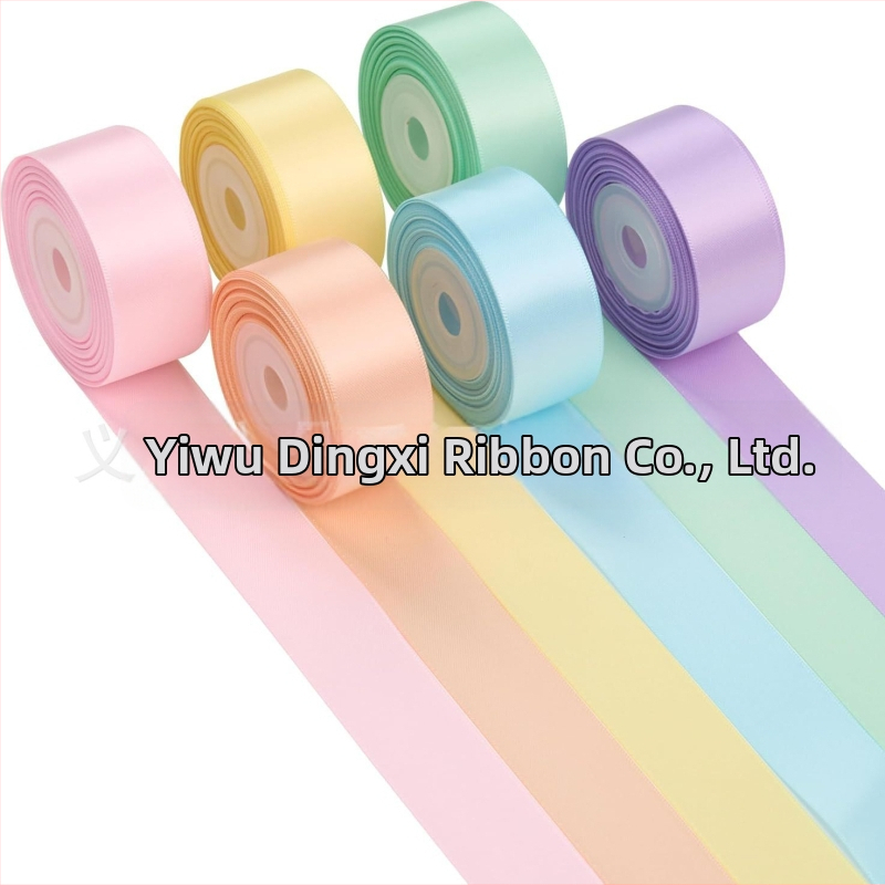 Трансграничен костюм, двустранна дебела полиестерна панделка, букет, подаръчна кутия, опаковъчна панделка, ръчно изработена, DIY, аксесоари за коса, материал Sade