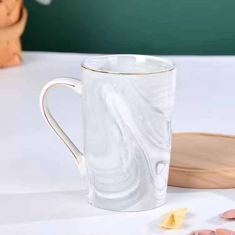 Põhjamaade lihtne marmormuster, loominguline, 520 paarile mõeldud hommikusöögitass, kohvitass, paarile mõeldud veetassipaar