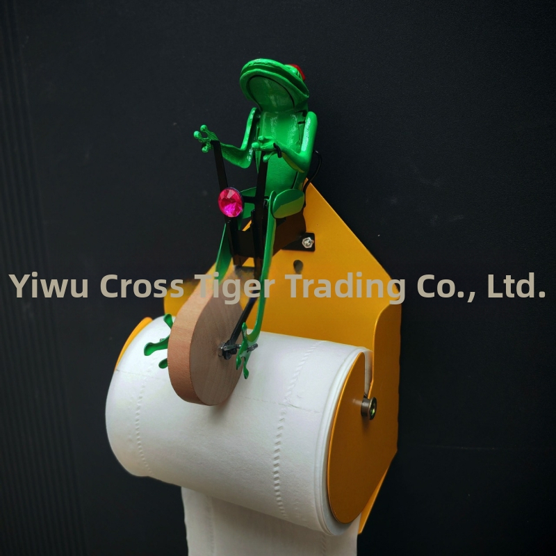 Креативен държач за тоалетна хартия, трансграничен, креативен триизмерен, жабешки, велосипеден, здравен стелаж