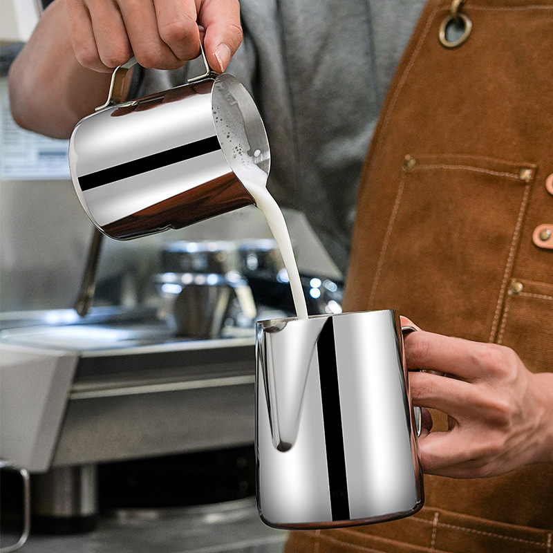 Tehase hulgimüük 304 roostevabast terasest tõmmatav lillekruus tõmmatav lillepurk piimamullikruus piimakruus uhke piimakruus kohvitarbed