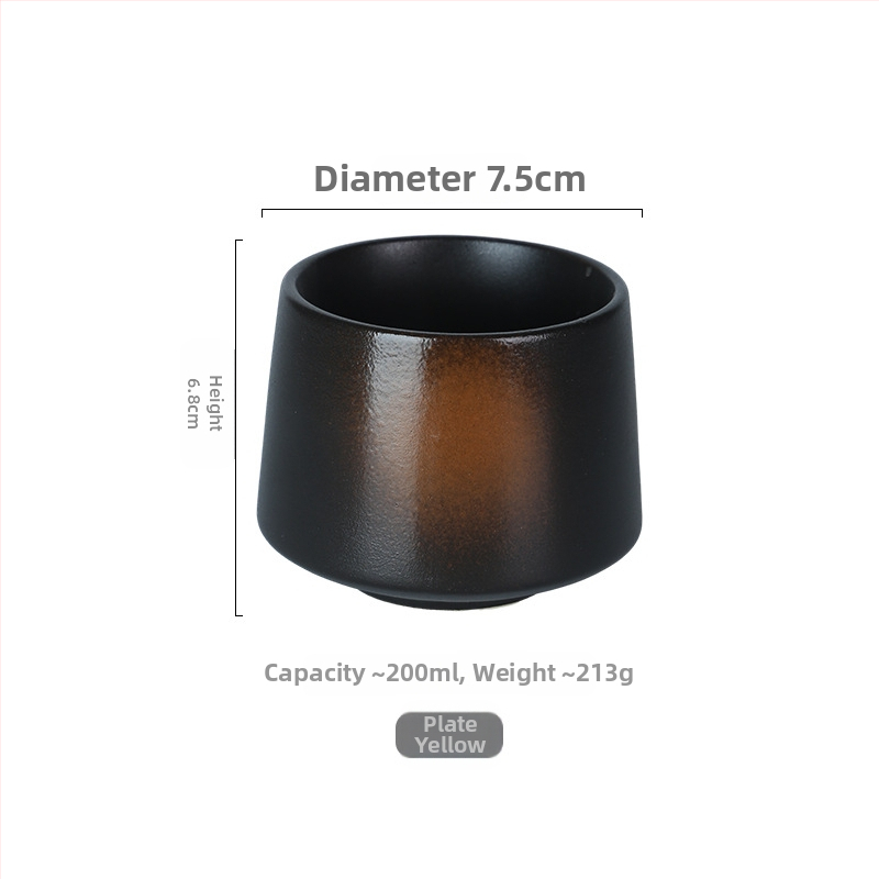 Piiriülene Amazoni keraamiline lauanõu 200ml kohvitass Põhjamaade stiilis kaasaskantav tass loominguline tass teetass LOGO-ga