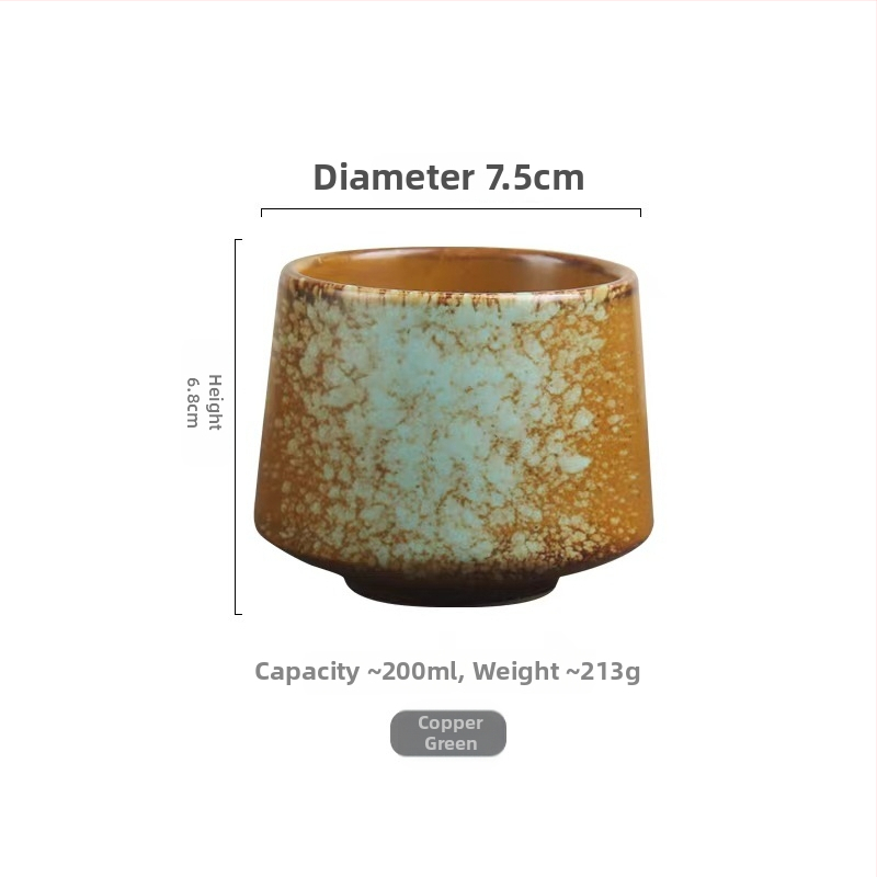 Piiriülene Amazoni keraamiline lauanõu 200ml kohvitass Põhjamaade stiilis kaasaskantav tass loominguline tass teetass LOGO-ga