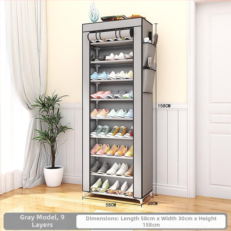 Lihtne kingariiul Mitmekihiline terastorude komplekt Tolmukindel kingakapp Üliõpilaselamu kodune hoiukapp Ökonoomne kingakapp Kingariiul