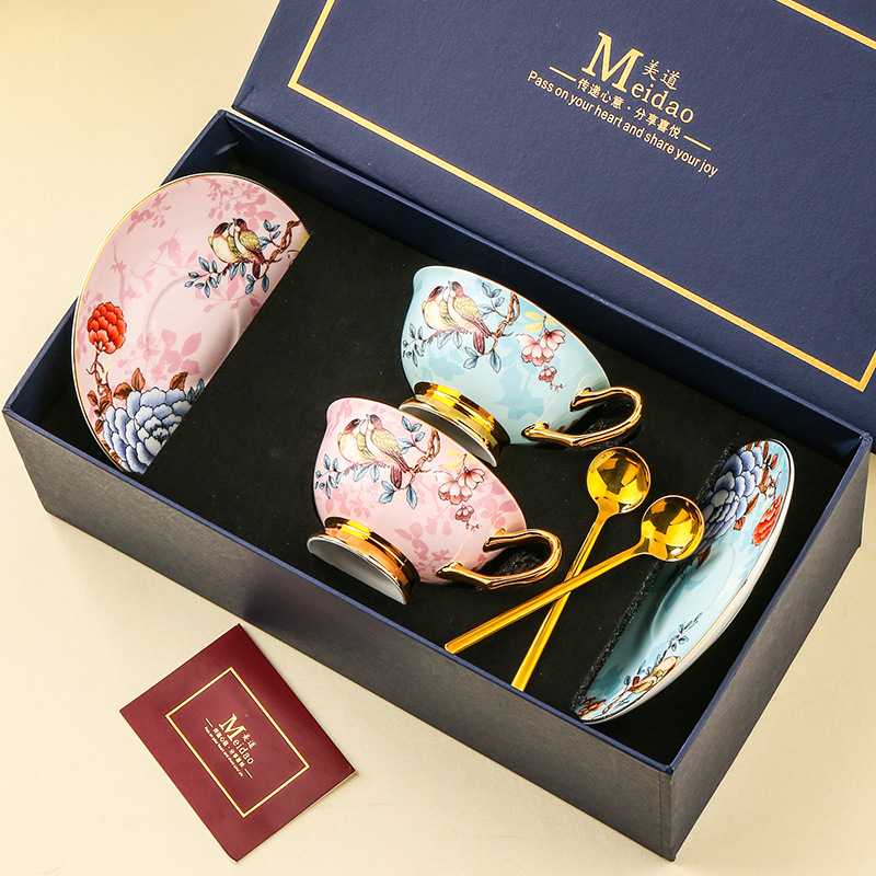 „Meidao Alpine Sparrow“ kavos puodelis, aukščiausios klasės, išskirtinis poros puodelių rinkinys, geriausio draugo gimtadienio vestuvių dovana