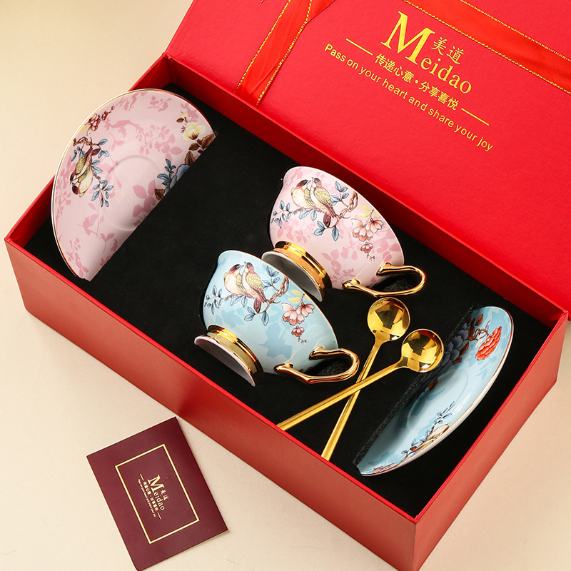 „Meidao Alpine Sparrow“ kavos puodelis, aukščiausios klasės, išskirtinis poros puodelių rinkinys, geriausio draugo gimtadienio vestuvių dovana