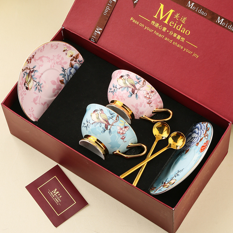 „Meidao Alpine Sparrow“ kavos puodelis, aukščiausios klasės, išskirtinis poros puodelių rinkinys, geriausio draugo gimtadienio vestuvių dovana