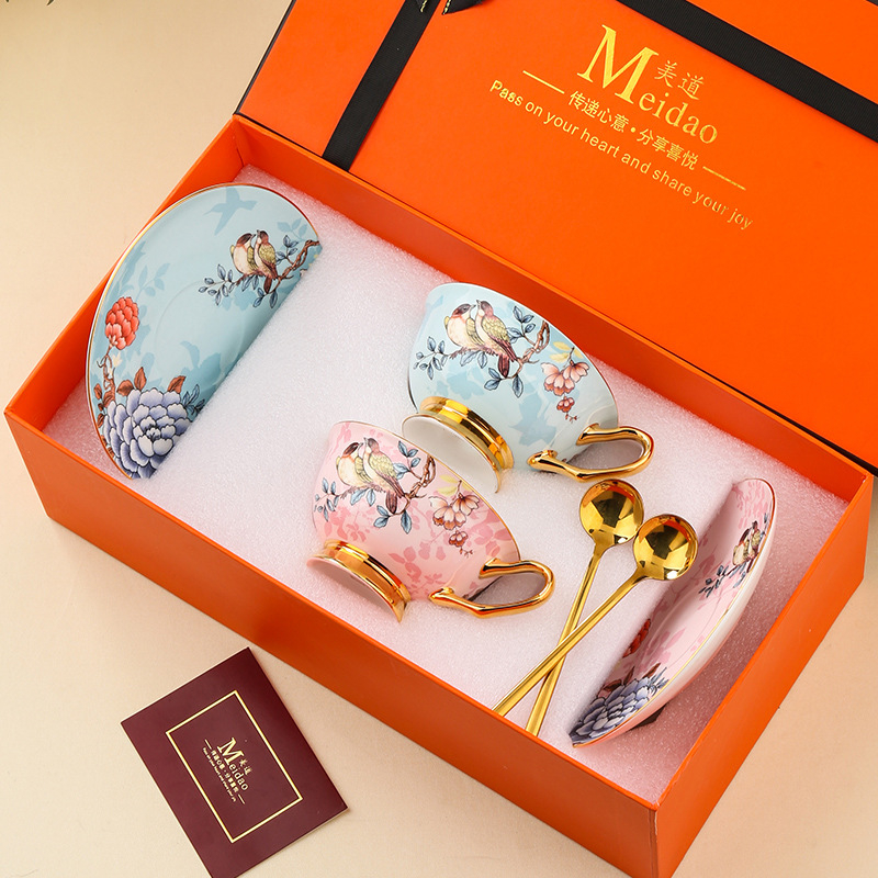 „Meidao Alpine Sparrow“ kavos puodelis, aukščiausios klasės, išskirtinis poros puodelių rinkinys, geriausio draugo gimtadienio vestuvių dovana