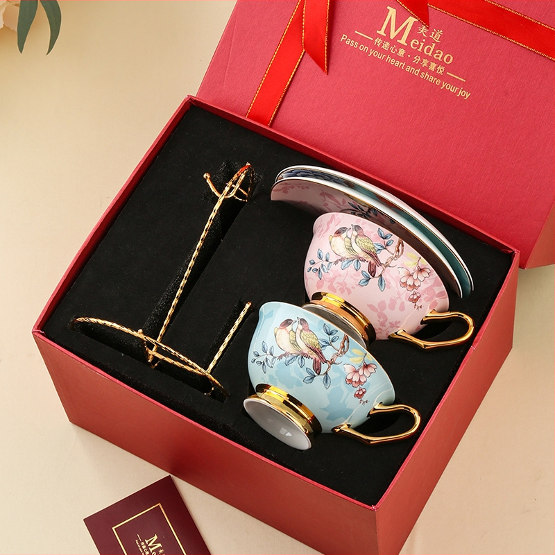 „Meidao Alpine Sparrow“ kavos puodelis, aukščiausios klasės, išskirtinis poros puodelių rinkinys, geriausio draugo gimtadienio vestuvių dovana