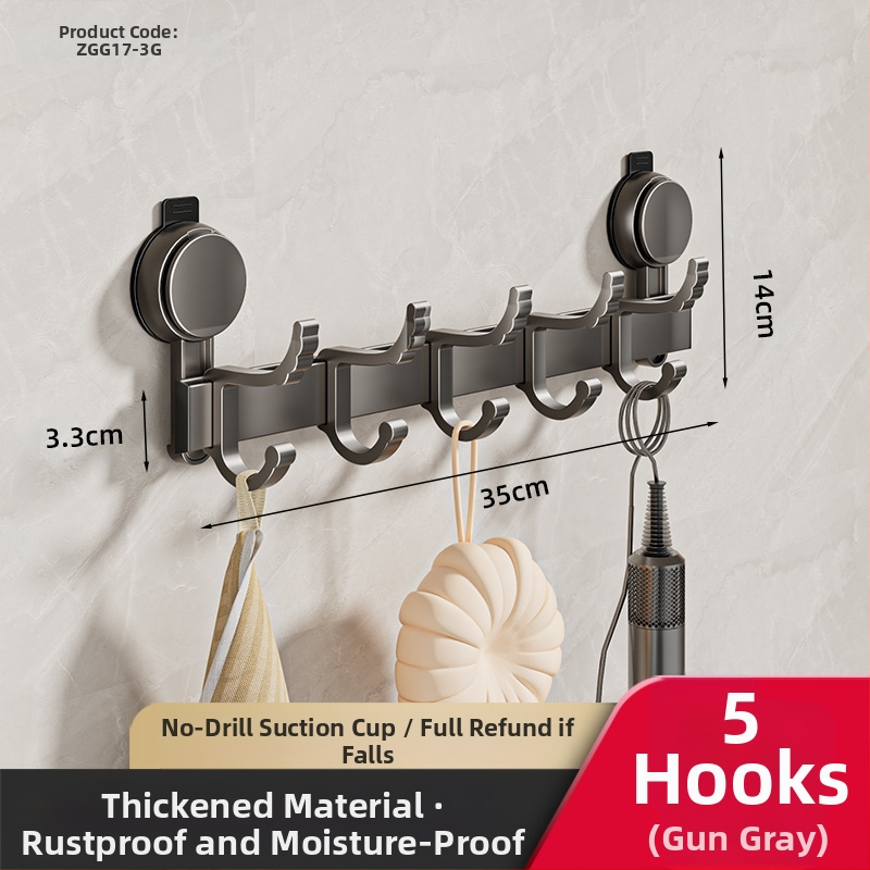 Siurbimo puodelio formos drabužių kabliukas Eilinis kabliukas Tualetinio rankšluosčio pakabinimas Nepraduriamas rankšluosčių stovas Galiniai durų kabliukai Vonios kambario daiktų laikymo kabliukai Įėjimas