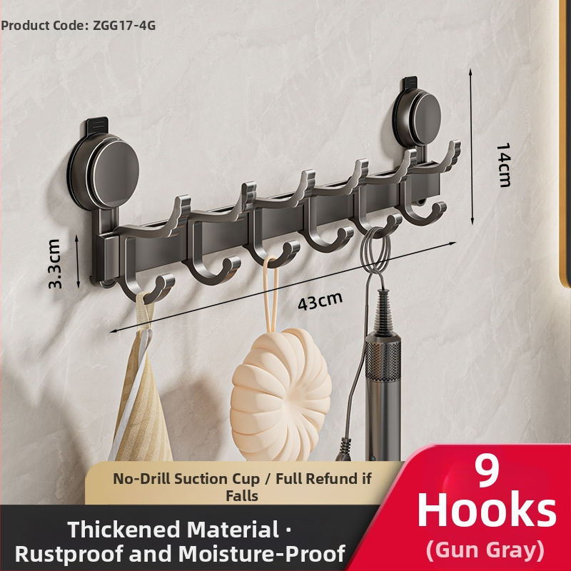 Siurbimo puodelio formos drabužių kabliukas Eilinis kabliukas Tualetinio rankšluosčio pakabinimas Nepraduriamas rankšluosčių stovas Galiniai durų kabliukai Vonios kambario daiktų laikymo kabliukai Įėjimas