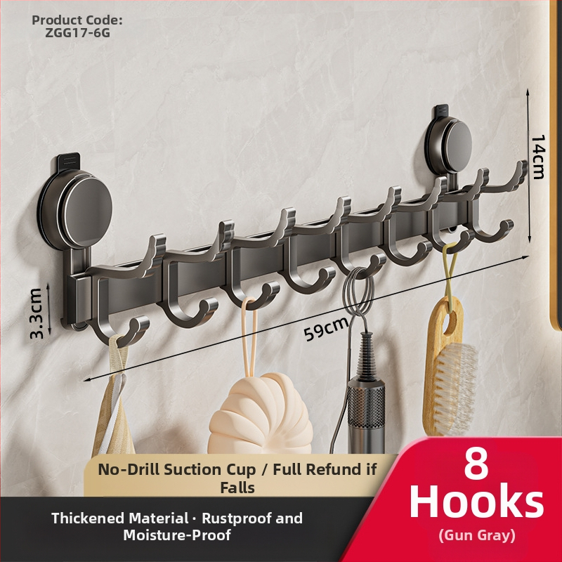 Siurbimo puodelio formos drabužių kabliukas Eilinis kabliukas Tualetinio rankšluosčio pakabinimas Nepraduriamas rankšluosčių stovas Galiniai durų kabliukai Vonios kambario daiktų laikymo kabliukai Įėjimas